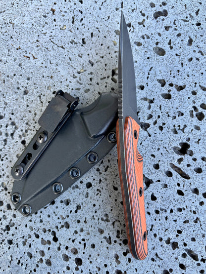 ‘Io fixed blade (Magnacut Orange/black)