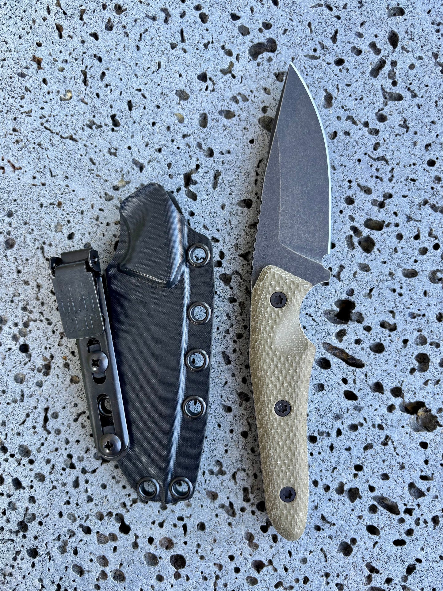 ‘Io fixed blade (Magnacut OD green)