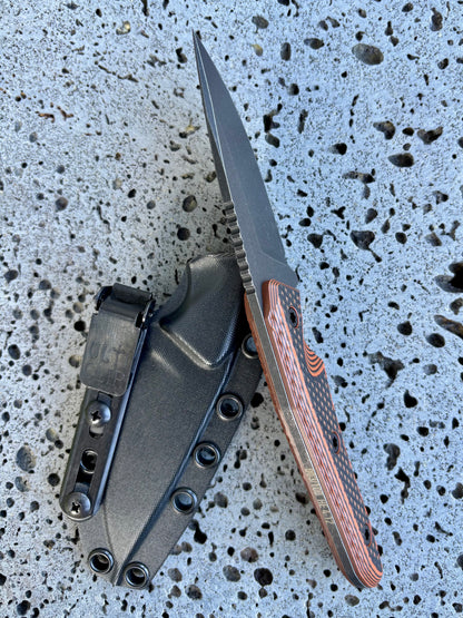 ‘Io fixed blade (Magnacut Black/orange)