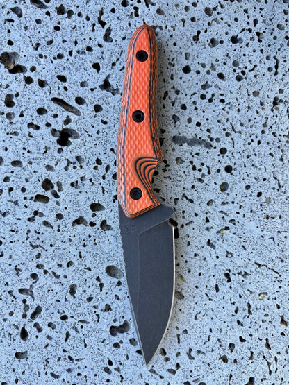 ‘Io fixed blade (Magnacut Orange/black)